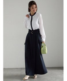 Te chichi 【WEB限定カラーあり】フロントレースブラウス