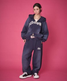 WEGO 【ユニセックス着用ITEM】グラフィックZIPパーカー