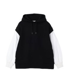 CRAFT STANDARD BOUTIQUE 裏毛袖レイヤード風パーカー