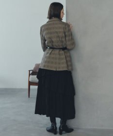 YECCA VECCA アシンメトリーラッフルスカート