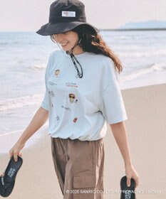 OP／FILA 【Ocean Pacific×ハローキティ】ラッシュTシャツ