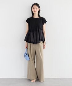 YECCA VECCA アシメペプラムカットソー