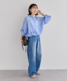 Green Parks 裾ドロストシアーシャツ