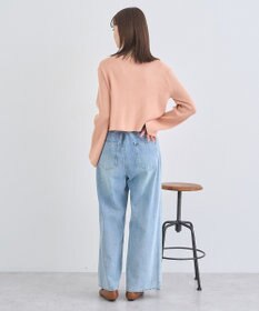 earth music&ecology ダブルジップニットカーディガン