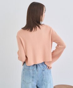 earth music&ecology ダブルジップニットカーディガン