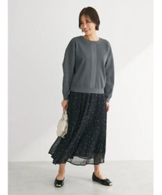 Green Parks シフォンプリーツスカート