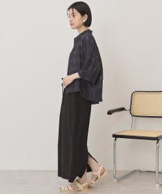 AMERICAN HOLIC シアーチェックショート丈シャツ