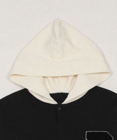 WEGO 【ユニセックス着用ITEM】スウェットフードスタジャン