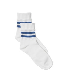 WEGO 切り替えラインクルーソックス