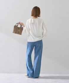 YECCA VECCA アシメラッフルブラウス