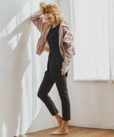 San-ai Resort（三愛水着楽園） WEB限定商品ショートラッシュパーカー付きリブタンキニ水着+レギンス付き5点セット【Beach Queen（ビーチクイーン）】