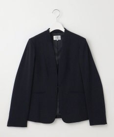 J.PRESS LADIES T/Rアルガンシルク ノーカラー ジャケット