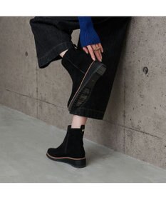 MODE ET JACOMO <carino>【レイン・スノー対応】ウエッジヒールショートブーツ