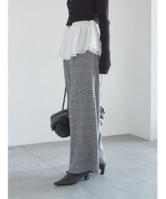 Te chichi グレンチェックスラックス