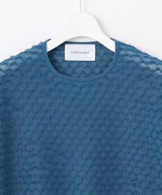 自由区 【カトリエムブーケ】Jacquard coupe シアージャカードニット