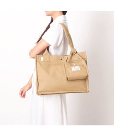 UNBILLION カシュカシュ cachecache / フロッキーポーチ付きキャンバストート