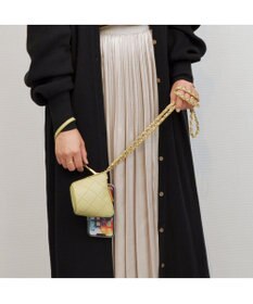 UNBILLION cachecache キルティングポーチ付きスマホストラップセット