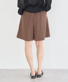 earth music&ecology 【セットアップ対応】ウエストリボンバミューダパンツ