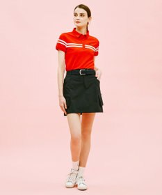 23区GOLF 【WOMEN】【吸水速乾/UVケア】エイトロックカノコ 半そで ポロシャツ