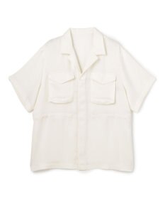 uncrave ライトダブルサテン シャツジャケット