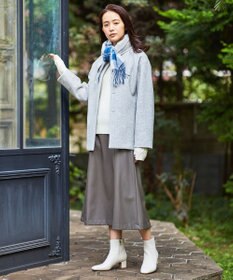 J.PRESS LADIES 【WEB限定・洗える】BARTOLOZZI ポリエステルレザーII スカート
