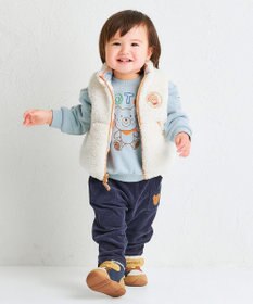 MIKI HOUSE HOT BISCUITS 【80-110cm】【NEW Color Series】裏毛パイル素材 トレーナー