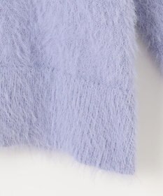 組曲 【前後着用可】2WAYナイロンファー ニット