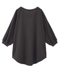 Green Parks ７分袖ミニ裏毛ドルマンロゴプルオーバー