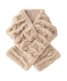 MOONBAT FURLA フェイクファーウェイビーマフラー