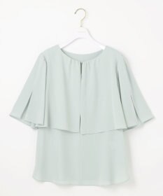 ANY SIS 【洗える】ケープフレアスリーブ ブラウス