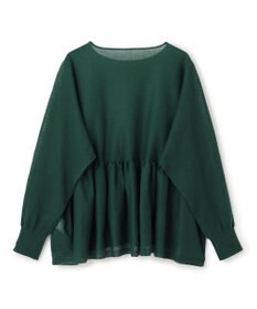 UNFILO シアー ペプラムニット