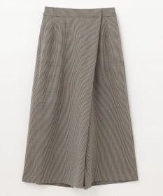 ANY 【ウエストゴム】ラップ風ガウチョパンツ