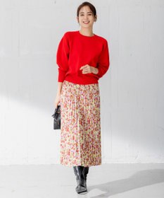 組曲 【選べる8色展開・春まで使える！】バックレースカラー ニット