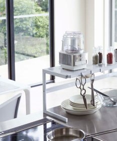 tower 伸縮キッチンサポートラック タワー ホワイト