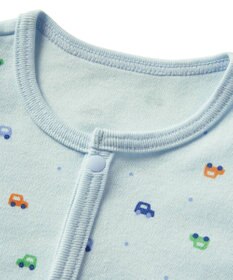 MIKI HOUSE HOT BISCUITS 【70-60cm】 長袖ボディシャツ２枚セット(前開き仕様)