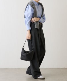 russet 《3/4～価格改定》ソフトレザーシンプルショルダーバッグ(CE-1328-WEB)