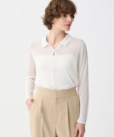 uncrave シアーコットン ポロニット