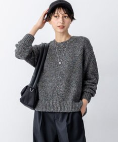 23区 【洗える】マーブルルレックスリリー バルキーニット グレー系