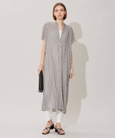 ICB 【洗える】 キュプラローンストライプ ワンピース