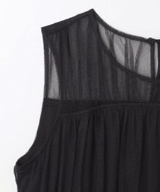 GRACE CONTINENTAL チュールティアードワンピース