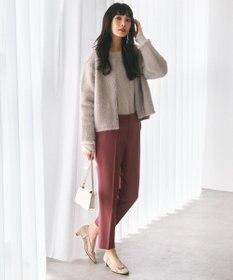 ANY SIS S 【洗える】シャギーニット アウター