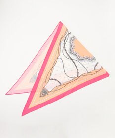 ANY ダイヤスカーフ ピンク系