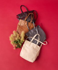 russet 【2025AW新作】《WEB限定》レザー2WAYトートバッグ(CE-1584-WEB)