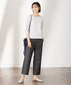 J.PRESS LADIES L 【接触冷感・UVケア】 スムースジャージー カットソー