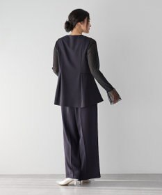 YECCA VECCA 袖レースシアートップス