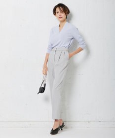 ICB 【洗える】 シンセティックフルニードル Vネックプルオーバー