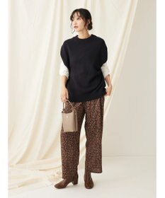 CRAFT STANDARD BOUTIQUE 洗える クルーネックニットベスト