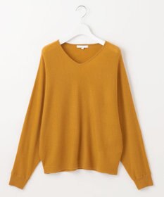 自由区 L 【カタログ掲載】ファインウールカシミヤドルマンシルエット ニット