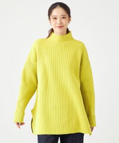 SHARE PARK LADIES エステルニットハイネックプルオーバー