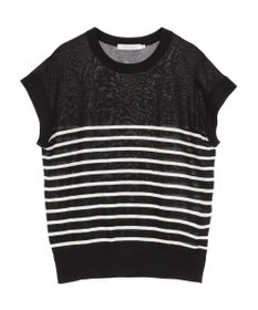 AMERICAN HOLIC 【接触冷感】フレンチスリーブニットプルオーバー